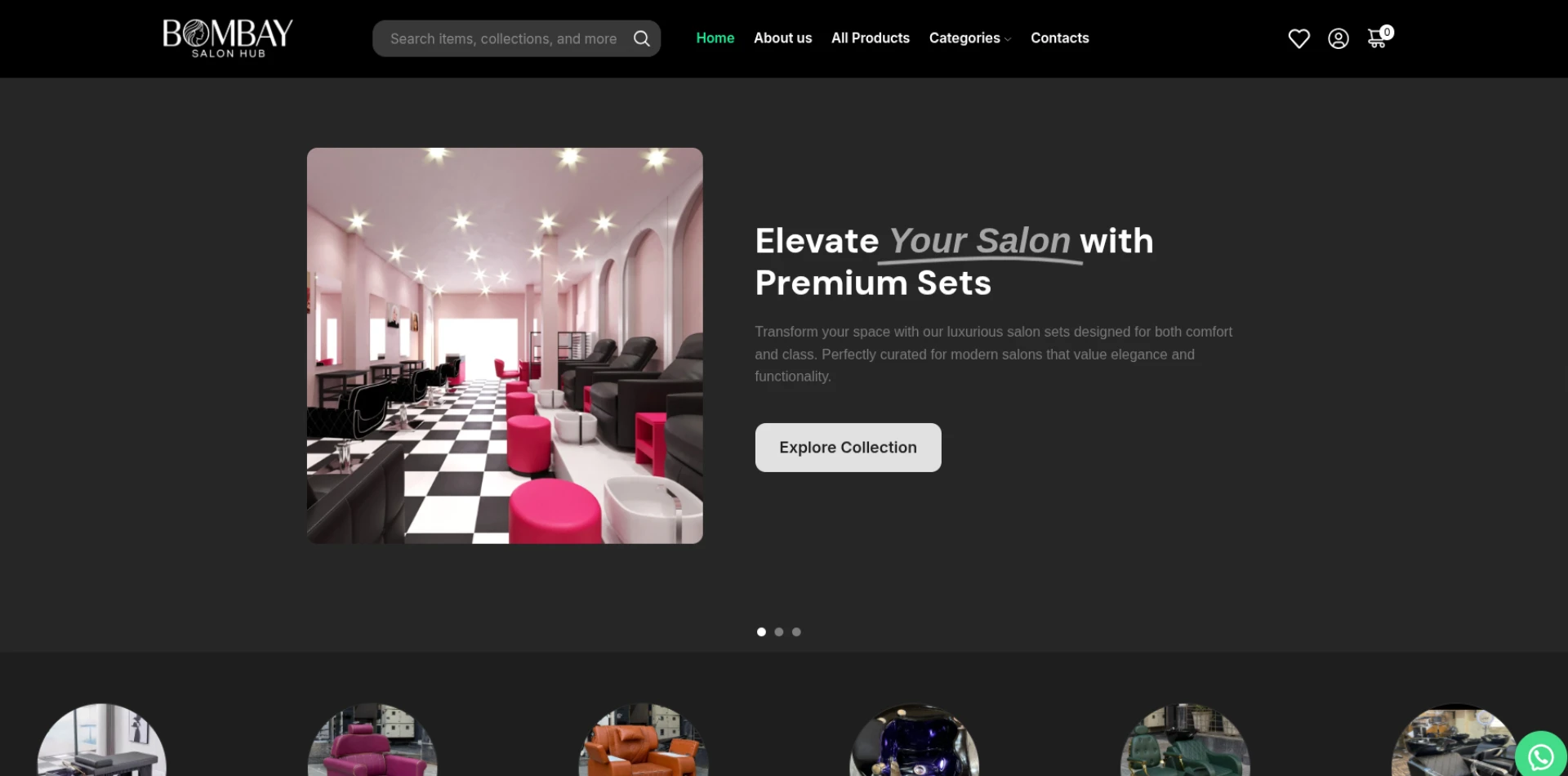 Bombay Salon Website