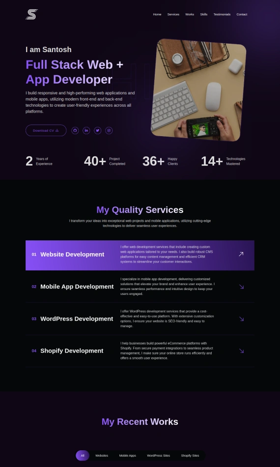 Santo Website